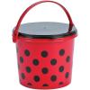 Ladybug Plastic Pails – Set of 12 – Birthday Party Supplies