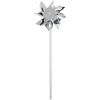 Pinwheels for Kids (Bulk Set of 36) Great for Weddings, Yards and Garden Decor (Silver)