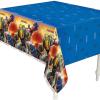 Transformers Tablecloth – Optimus Prime & Bumblebee Plastic, 54″ x 84″ (1 Pc.) – Rectangle Party Table Decor for Kids Birthday & Themed Celebrations