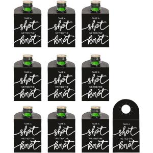Bulk 96 Pieces Take a Shot Wedding Shooter Favor Tags
