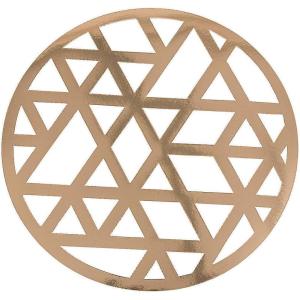 Fun Express 12” Gold Laser-Cut Cardstock Charger Placemats – 24 Pieces for Modern Weddings & Parties(12″)