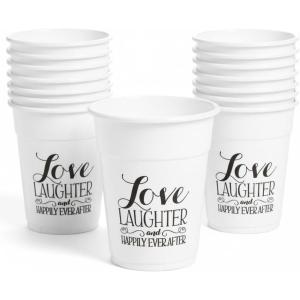 Fun Express Happily Ever After Disposable Wedding Cups