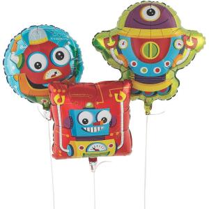 Fun Express ROBOT PARTY MYLAR BALLOON SET (3PC)