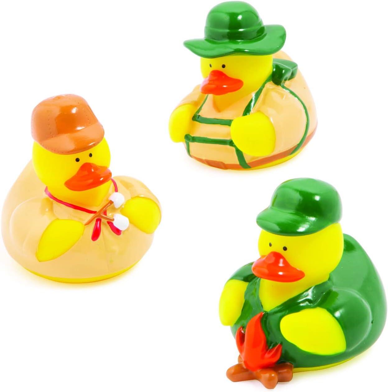 image:imageFun Express Rubber Duckies for Camping amp Parties Cute Rubber Ducks for Girl Scout amp Boy Scout Camps Summer Trips amp CampThemed Birthday Parties Perfect for Vacation Bible School Decor 12 Pieces