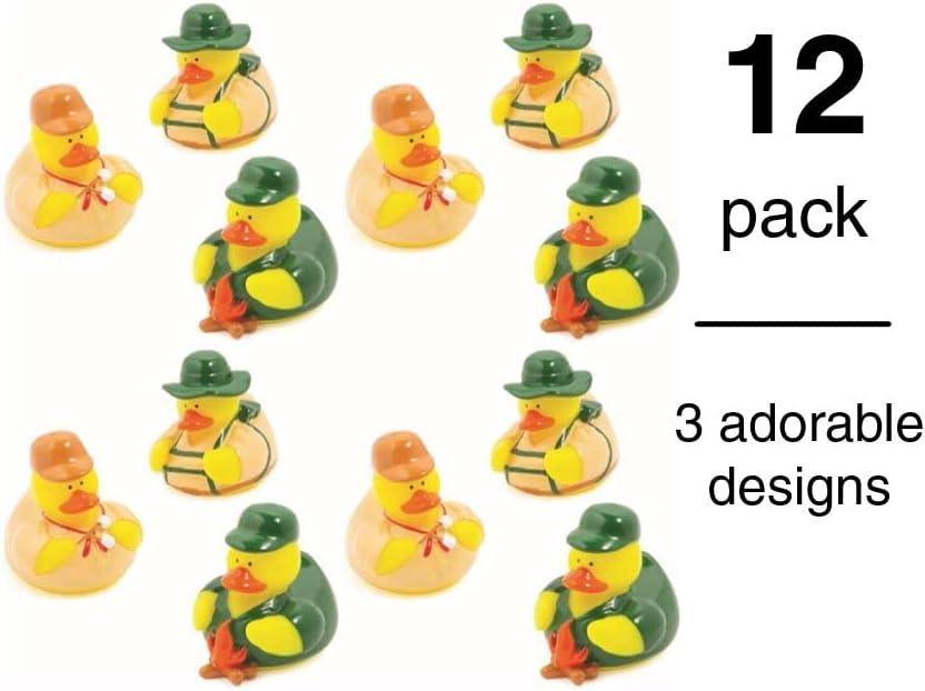 image:imageFun Express Rubber Duckies for Camping amp Parties Cute Rubber Ducks for Girl Scout amp Boy Scout Camps Summer Trips amp CampThemed Birthday Parties Perfect for Vacation Bible School Decor 12 Pieces