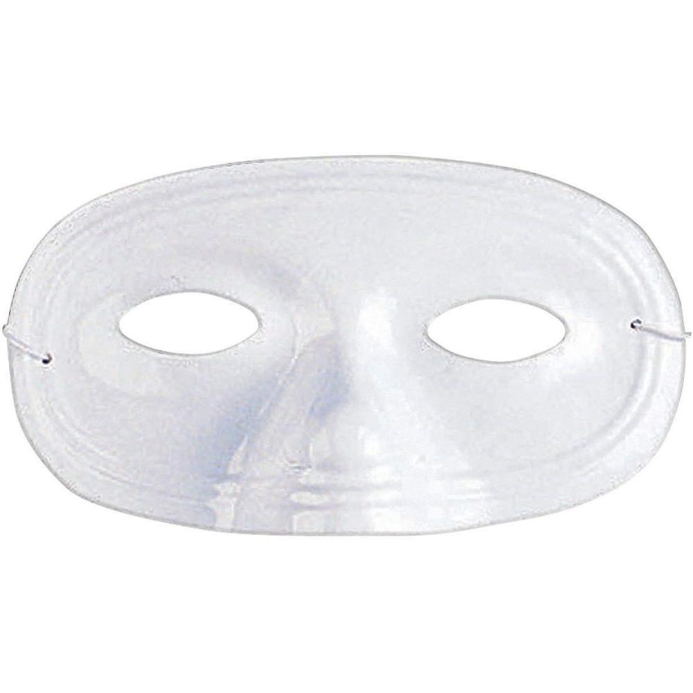 image:imageDo It Yourself Plastic White Half Masks 2Dz Crafts for Kids and Fun Home Activities