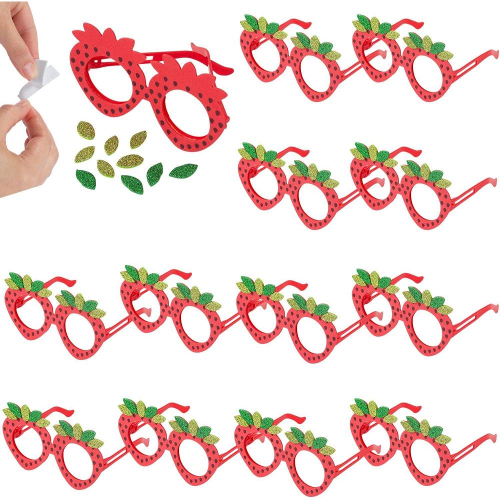 image:imageFun Express 5 x 3 Kids Strawberry Glasses Foam Craft Kit  Makes 12