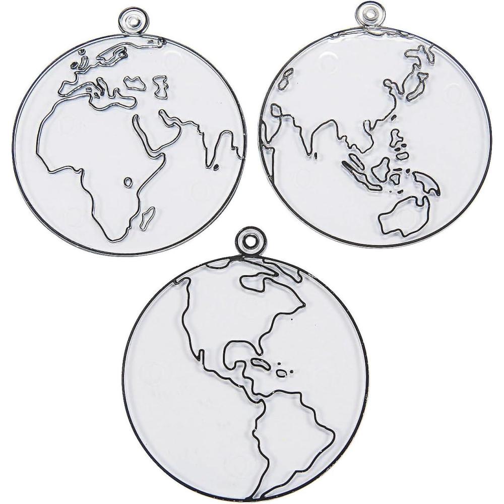image:imageFun Express Color Your Own Suncatchers VBS Vacation Bible School SuppliesDecor Earth Day DIY Crafts for Kids and Classroom Activities Set of 24