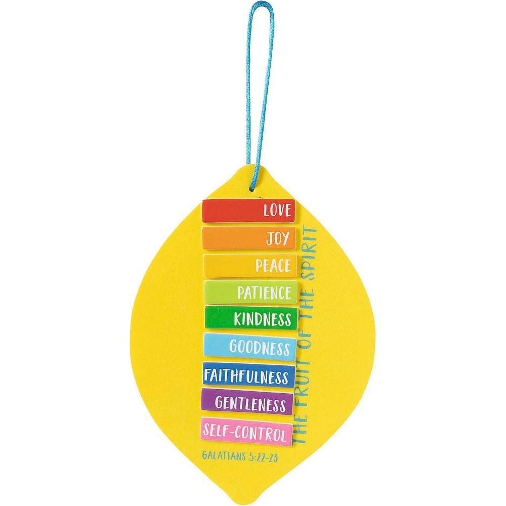image:imageFun Express Religious Fruit of The Spirit Sign Craft Kit  Makes 12