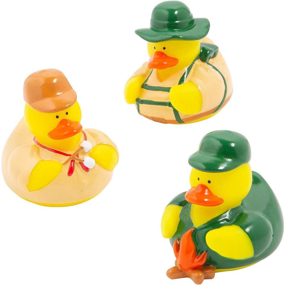 image:imageFun Express Rubber Duckies for Camping amp Parties Cute Rubber Ducks for Girl Scout amp Boy Scout Camps Summer Trips amp CampThemed Birthday Parties Perfect for Vacation Bible School Decor 12 Pieces