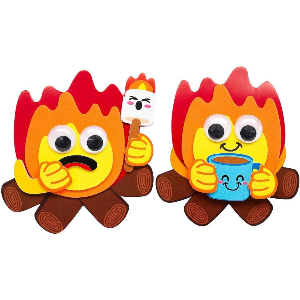 image:imageFun Express Silly Campfire Magnet Foam Craft Kit Makes 12 Vacation Bible School 2024