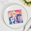 Fun Express – My Little Pony Beverage Napkins, 16ct for Birthday – Party Supplies – Licensed Tableware – Licensed Napkins – Birthday – 16 Pieces