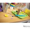 Fun Express 14 1/2″ x 10 3/4″ Bright Colors Cool Plastic Craft Trays – 6 Trays – Classroom and Home Craft and Art Supplies, DIY Painting, Sand and Other Projects – Easy Clean Mess Free