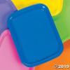 Fun Express 14 1/2″ x 10 3/4″ Bright Colors Cool Plastic Craft Trays – 6 Trays – Classroom and Home Craft and Art Supplies, DIY Painting, Sand and Other Projects – Easy Clean Mess Free