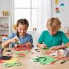 Fun Express 5″ x 3″ Kids Strawberry Glasses Foam Craft Kit – Makes 12