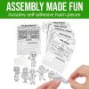 Fun Express 8 1/2″ x 6″ 3D Black History Figures Pop-Up Card Scene Craft Kit – Makes 12