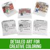 Fun Express 8 1/2″ x 6″ 3D Black History Figures Pop-Up Card Scene Craft Kit – Makes 12