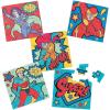Fun Express Bulk DIY Superhero Mini Puzzles – Set of 50 – Kids Crafts and Birthday Party Favors