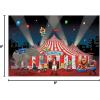 Fun Express Circus Big Top Tent Banner – 9 Feet Long – Carnival Birthday Party Decor and Supplies – VBS Vacation Bible School Supplies/Decor