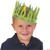 Fun Express DIY Crowns for Kids, Includes 12 Crowns, 312 self-Adhesive Letters and 250 Shapes – Crafts and Party Activities