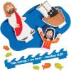 Fun Express Jesus and Peter Walk On Water Craft Kit – Makes 12 – DIY Religious Crafts for Kids and VBS, Sunday School Activities