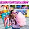 Fun Express Mermaid Cotton Candy, 12 Packs, Pineapple Flavored, Great for Mermaid Birthday Party Favors(Strawberry)