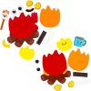 Fun Express Silly Campfire Magnet Foam Craft Kit – Makes 12, Vacation Bible School 2024