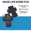 Fun Express String Art Craft Kit Faith for Girls Ages 8-12 – Makes 12 Cross Projects | Religious DIY Arts Crafts for Kids Perfect Birthday Gifts for 10 11 12 Year Old Girls | Tween Creative Activities