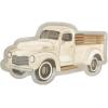 Fun Express Vintage Truck-Shaped Paper Dessert Plates for Boys Kids Birthday Party Supplies Construction – 8 Pieces(Large (Pack of 2))