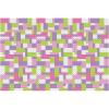 Girl Color Brick Party Backdrop Banner, 9 feet x 6 feet – Birthday Party Decor