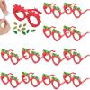 Fun Express 5″ x 3″ Kids Strawberry Glasses Foam Craft Kit – Makes 12