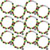 Fun Express African Unity Pony Bead Bracelet CK-12 – Craft Kits – 12 Pieces