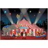 Fun Express Circus Big Top Tent Banner – 9 Feet Long – Carnival Birthday Party Decor and Supplies – VBS Vacation Bible School Supplies/Decor