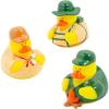 Fun Express Rubber Duckies for Camping & Parties – Cute Rubber Ducks for Girl Scout & Boy Scout Camps Summer Trips & Camp-Themed Birthday Parties – Perfect for Vacation Bible School Decor – 12 Pieces