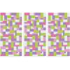 Girl Color Brick Party Backdrop Banner, 9 feet x 6 feet – Birthday Party Decor
