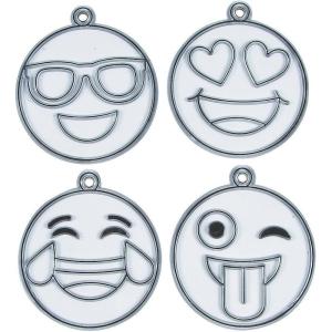 Color Your Own Emoji Suncatchers – Crafts for Kids(Emoticon)