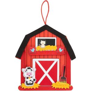 Fun Express Farm Barn Craft Kits for Kids | 12 Pc | 5 Inch