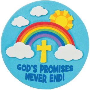 Fun Express God’s Promises Craft Kit – Religious DIY Craft Projects Kids Bible Verse Crafting Activities for Home Educational and Fun Bible-Based Art Perfect for Family Time Sunday Schools – 1 Piece
