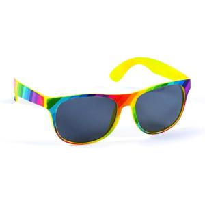 Fun Express Rainbow-Colored Sunglasses – 12 Pieces – 5.5″ x 2″ – Great for Birthday Parties, Treasure Chests and Other Fun Incentives