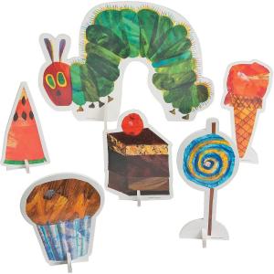Fun Express Very Hungry Caterpillar Centerpiece Set – Colorful Party Décor for Birthday Celebrations – Fun & Whimsical Design for Kids Parties Perfect for Themed Events & Table Displays – 6 Pieces