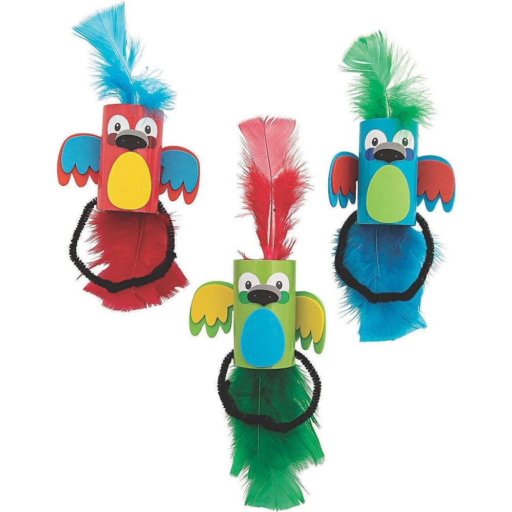 image:imageFun Express Parrot Bracelet Craft Kit12 Crafts for Kids and Fun Home Activities VBS Vacation Bible School SuppliesDecor
