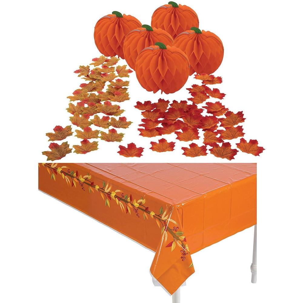 image:imageFun Express Thanksgiving Adults Table Decorating Kit  106 Piece