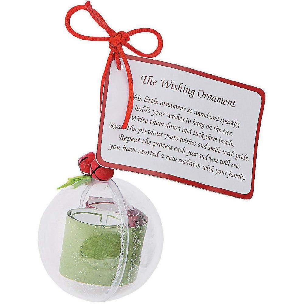 image:imageFun Express Wishing Christmas Ornament Craft Kit with Cards  Makes 6  Holiday Crafts for Kids