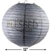 Fun Express – Thankful Blessed Paper Lantern Asst for Thanksgiving – Party Decor – Hanging Decor – Lanterns – Thanksgiving – 6 Pieces