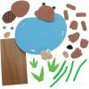 Fun Express 3D Floating Beaver Craft Kit – Makes 12