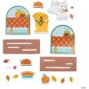 Fun Express 4 1/2″ x 3 1/2″ Thanksgiving Dog & Food 3D Scene Foam Craft Kits – Makes 12