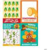 Fun Express 4 3/4″ x 7 1/2″ Thanksgiving Folding Activity Sheets with Crayon Set