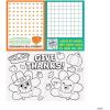 Fun Express 4 3/4″ x 7 1/2″ Thanksgiving Folding Activity Sheets with Crayon Set
