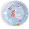 Fun Express Bundle of Joy Stork Paper Dessert Plates – Disposable Dinnerware Dessert Plates for Birthday Wedding, Graduation & Thanksgiving Parties Treats and Festivities Party Supplies – 8 Pieces