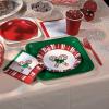 Fun Express Candy Cane Dessert Plates (50 pc) 7″, Holiday Party, Ugly Christmas Sweater, Tableware